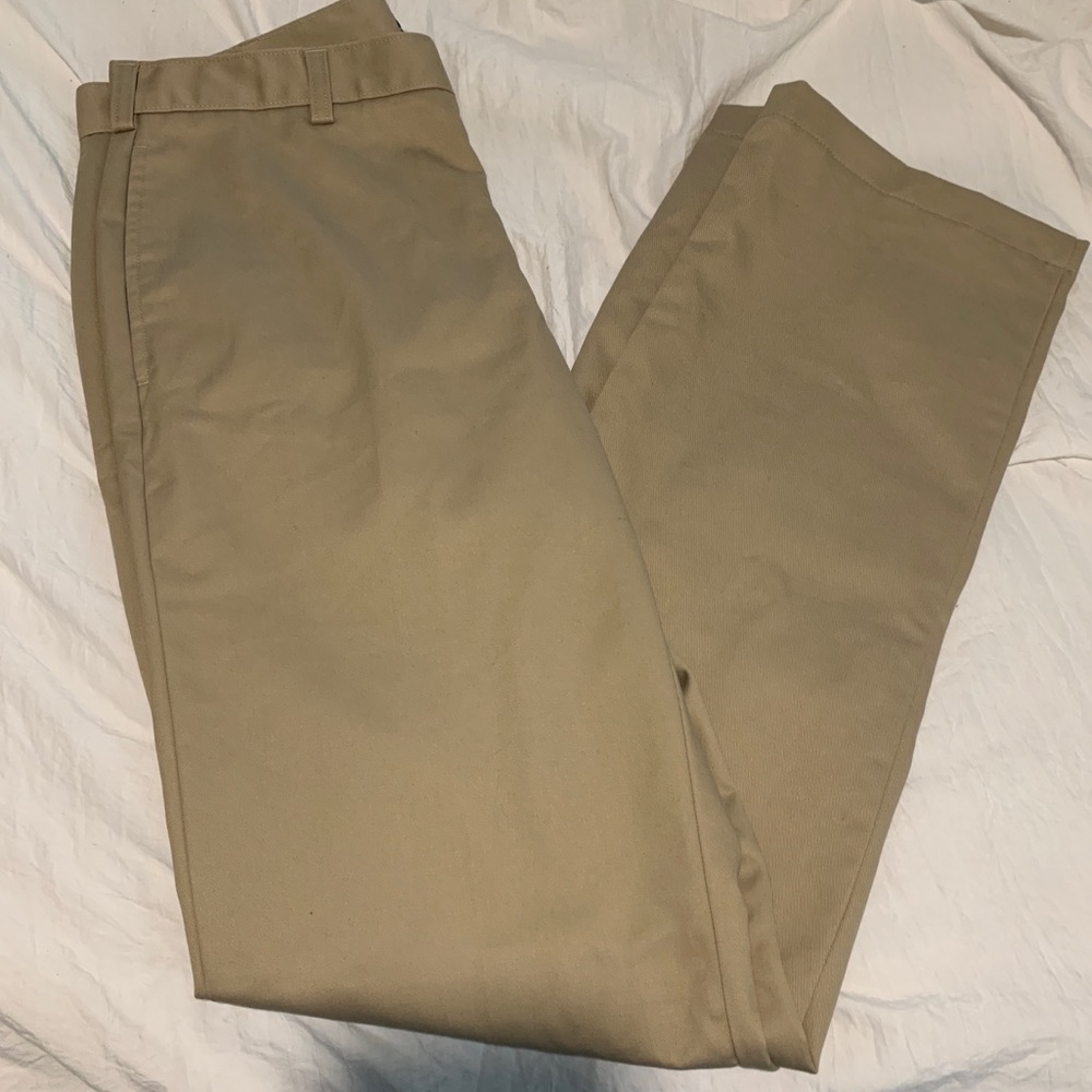 Lands’ End khaki dress pants! NWT!!!